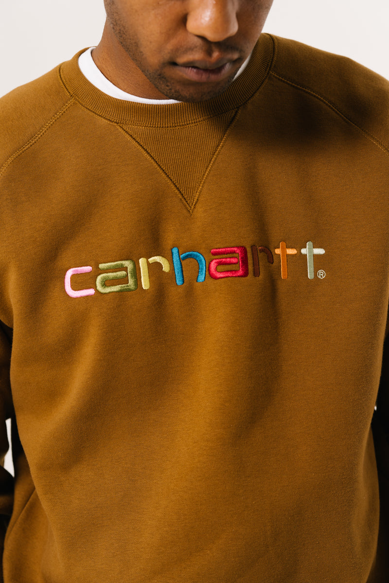 Some sweatshirts we made with Carhartt