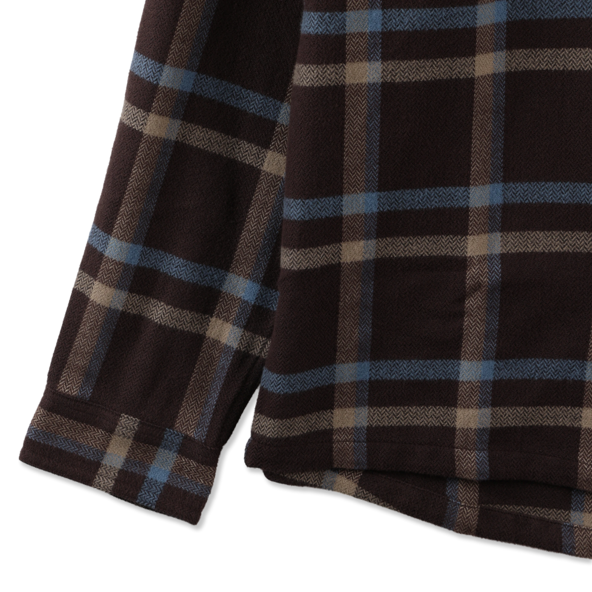 Patagonia Fjord Flannel Shirt Crossing / Den Brown - Detail 3