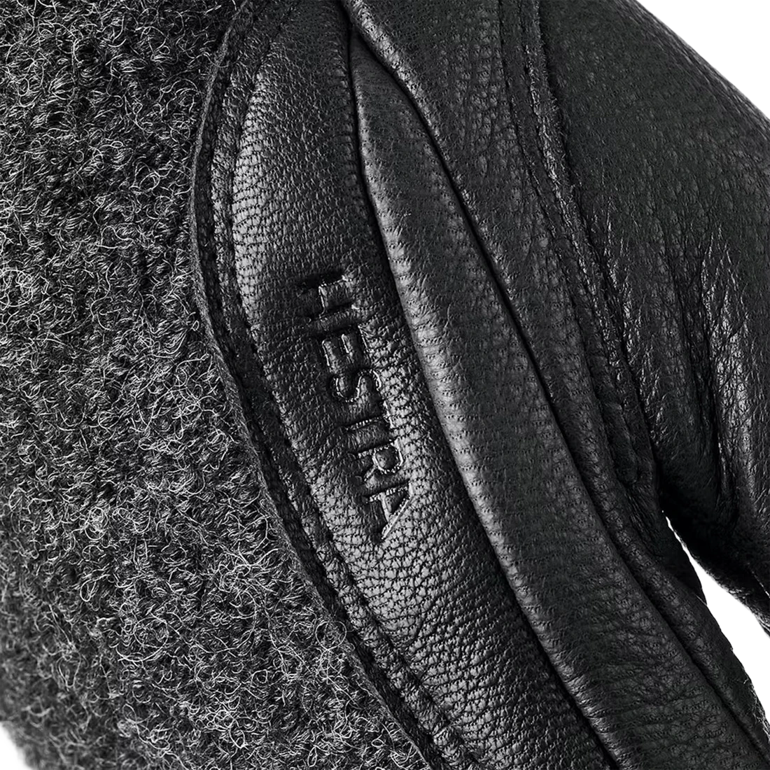 Hestra Daniel Gloves Charcoal/Black - View 4