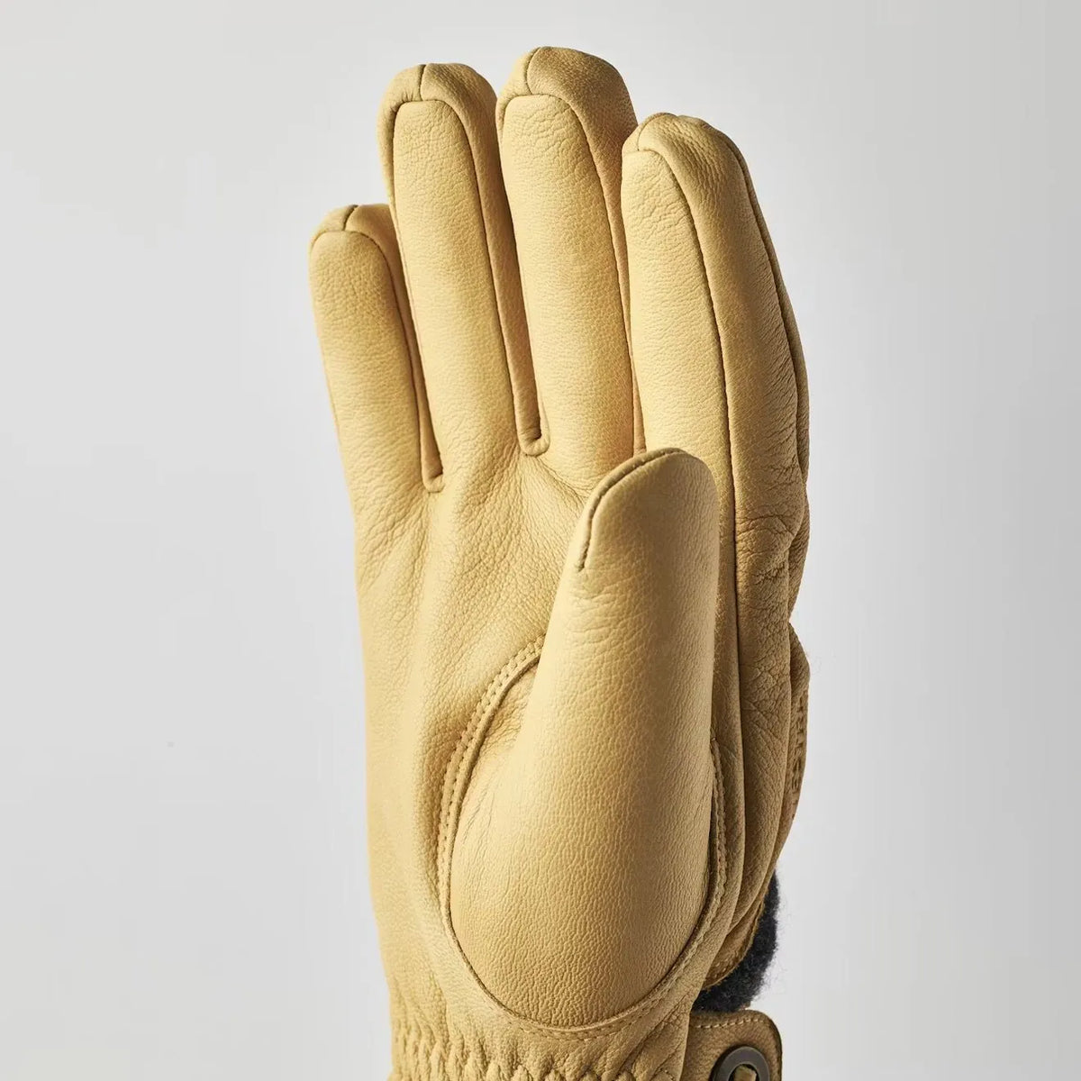 Hestra Daniel Gloves Charcoal/Tan - View 3