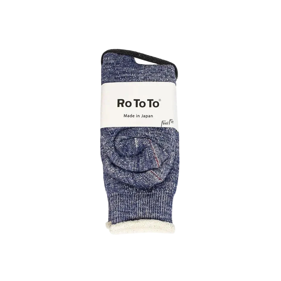 RoToTo Double Face Socks Deep Ocean - View 1