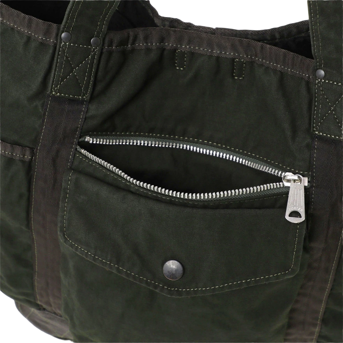 Porter-Yoshida and Co Crag Tote Bag Khaki - View 4