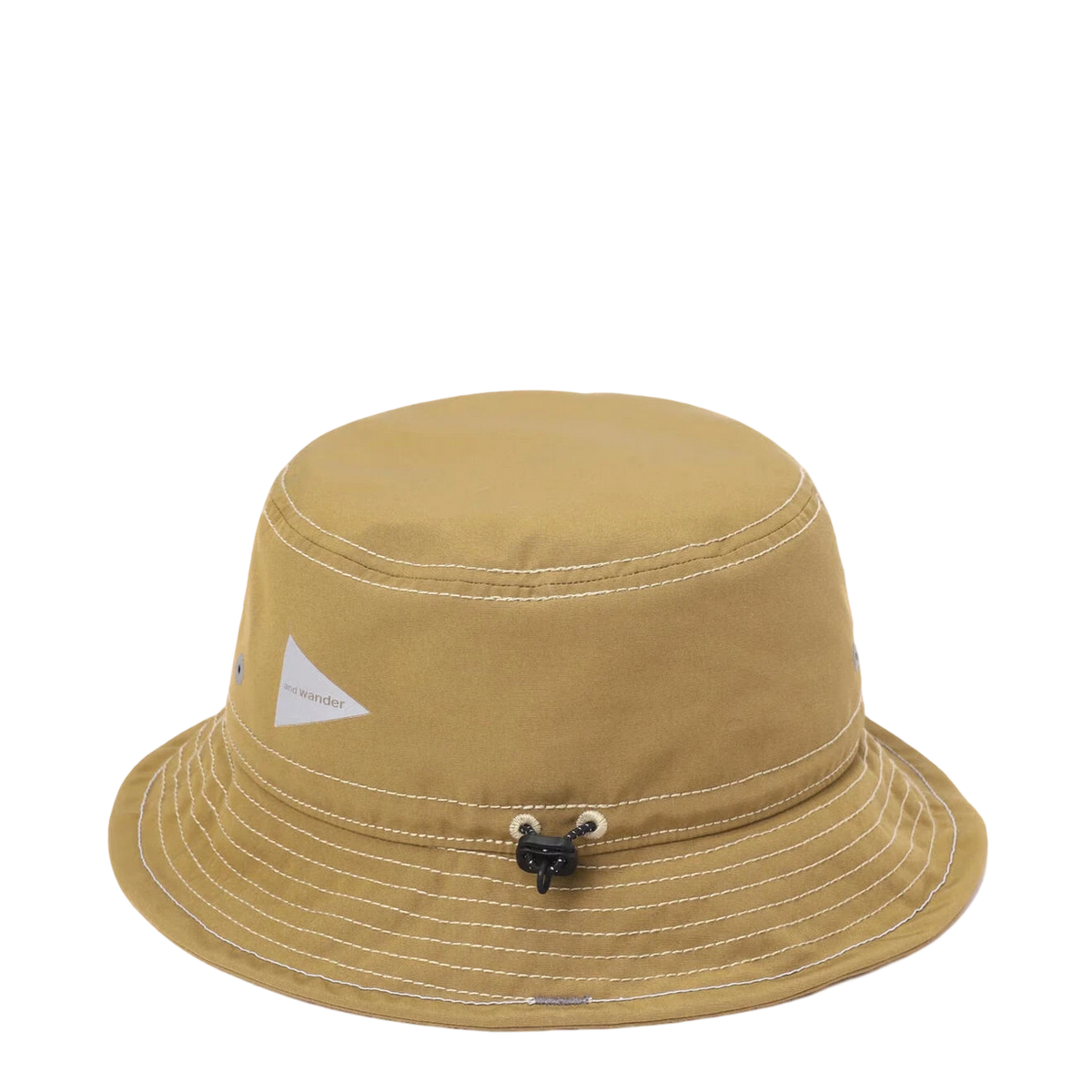 And Wander Pe/Co Hat Dark Beige - View 1