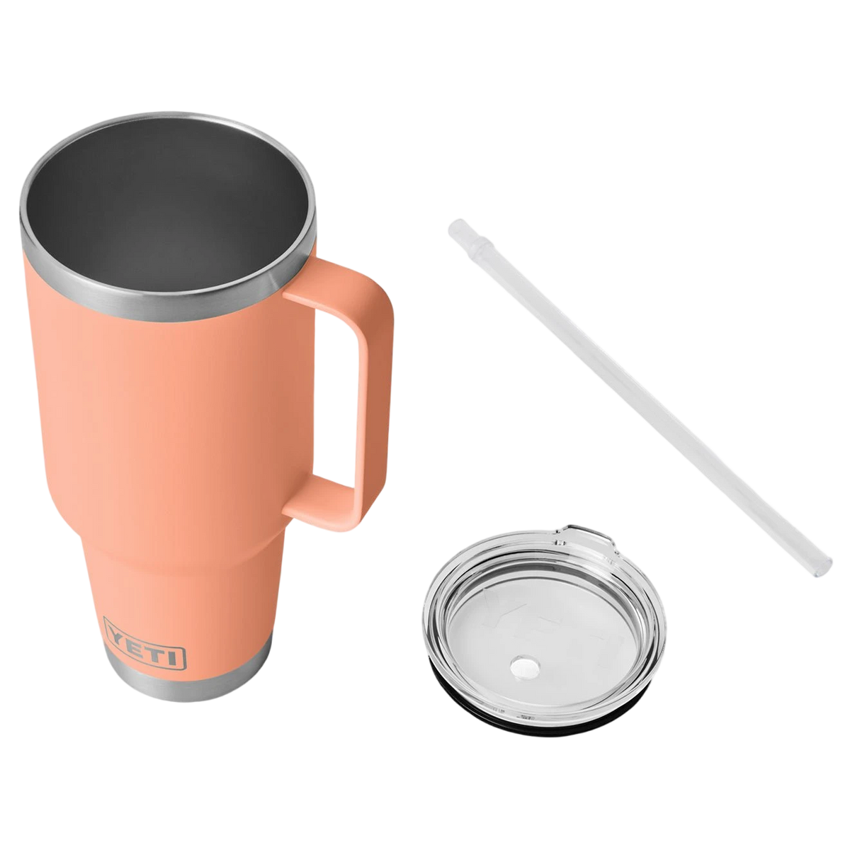 YETI Rambler 42oz Straw Mug Lowcountry Peach - View 3