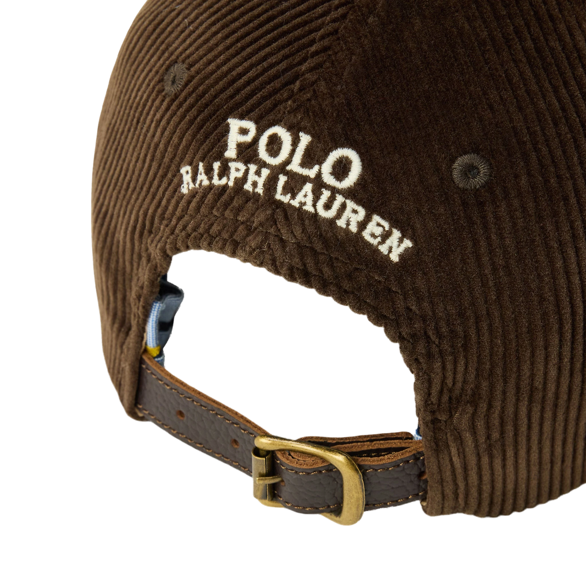Polo Ralph Lauren Corduroy Ball Cap Dark Beech - View 3