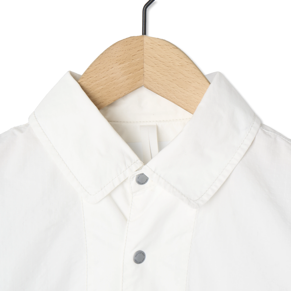 And Wander Cordura Cotton Rip Shirt Jacket White - Detail