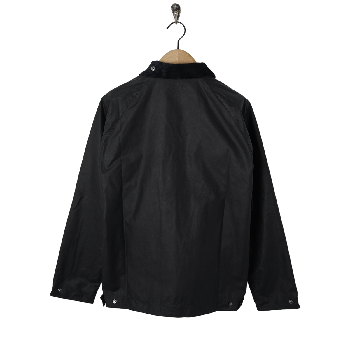 Barbour Bedale Short Waxed Jacket Navy - Back