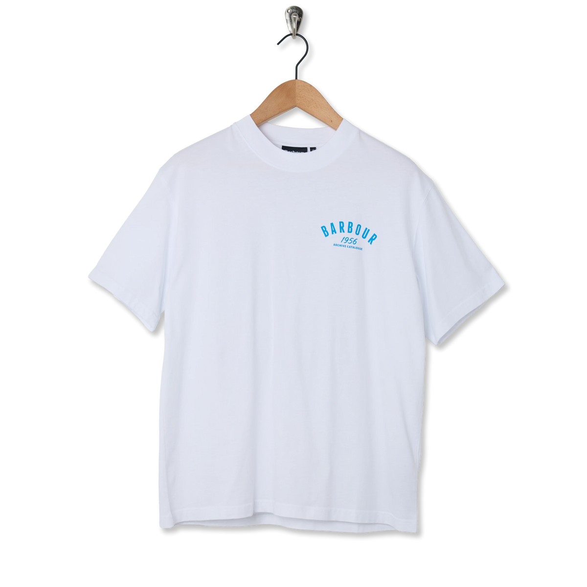 Barbour Heritage + 1956 Graphic OS T-Shirt White - Front