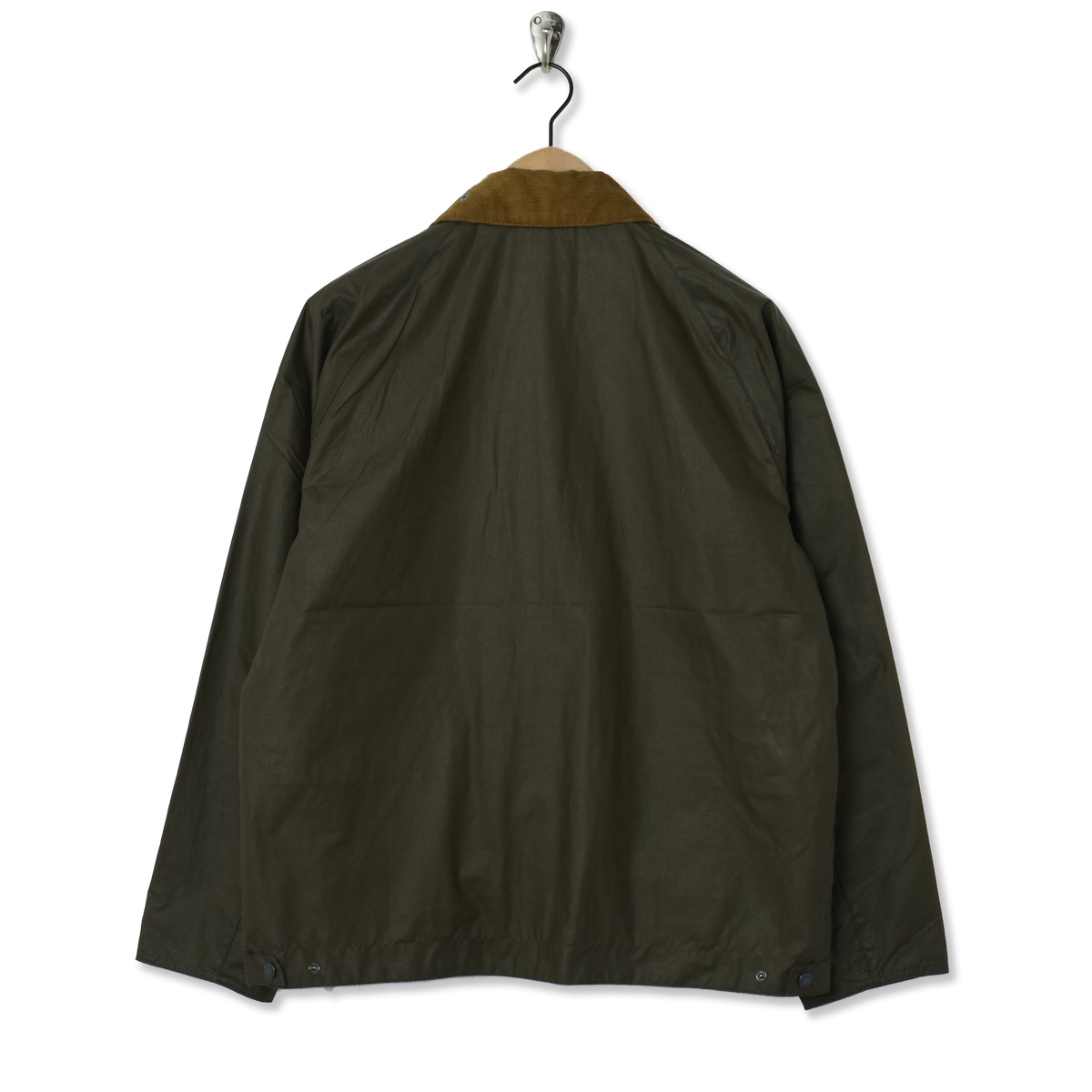 Barbour Modern Bedale Waxed Jacket Beech Highland Loch - Back