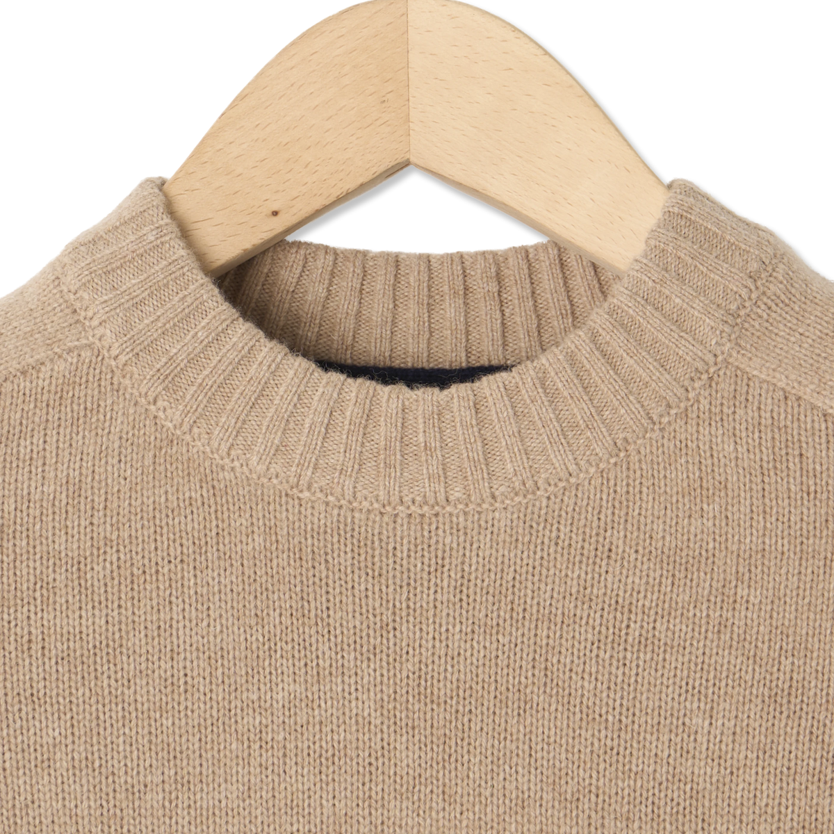 Barbour Newtown Crew Neck Sweater Washed Stone - Detail 3