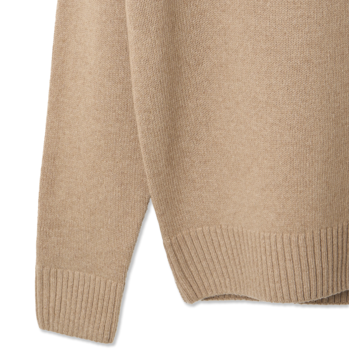 Barbour Newtown Crew Neck Sweater Washed Stone - Detail 4