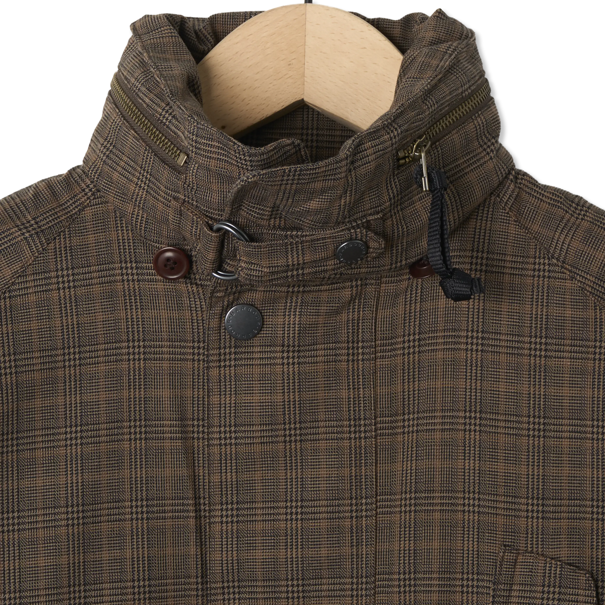 Barbour Transport Ursula Waterproof Jacket Dark Stone - Detail 4