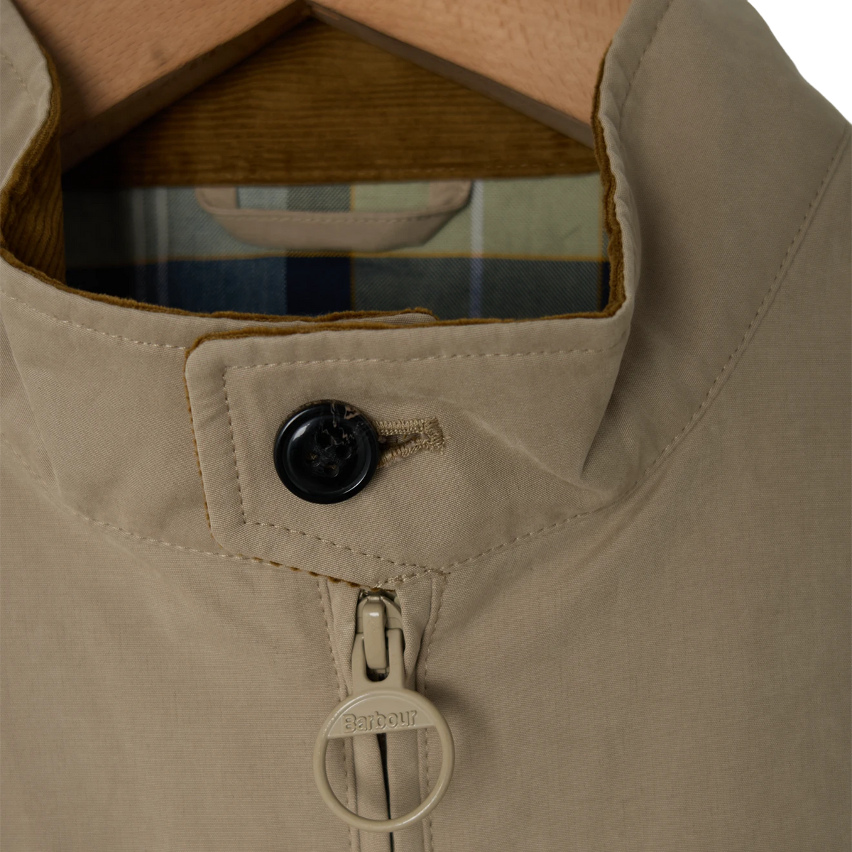 Barbour Tyneside Casual Jacket Washed Stone - Detail 4
