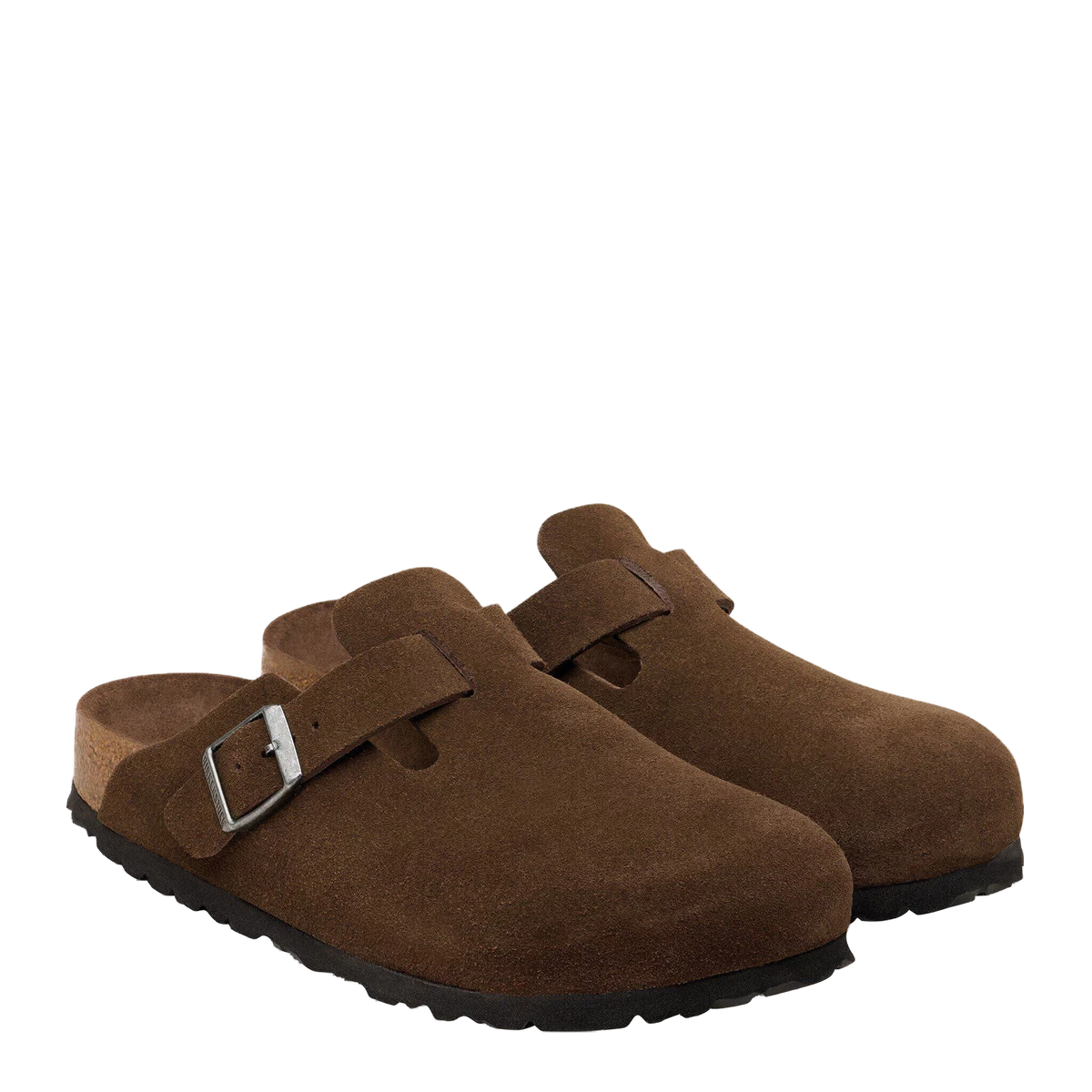 Birkenstock Boston Suede Leather Sandal Carafe Tonal FB - View 3