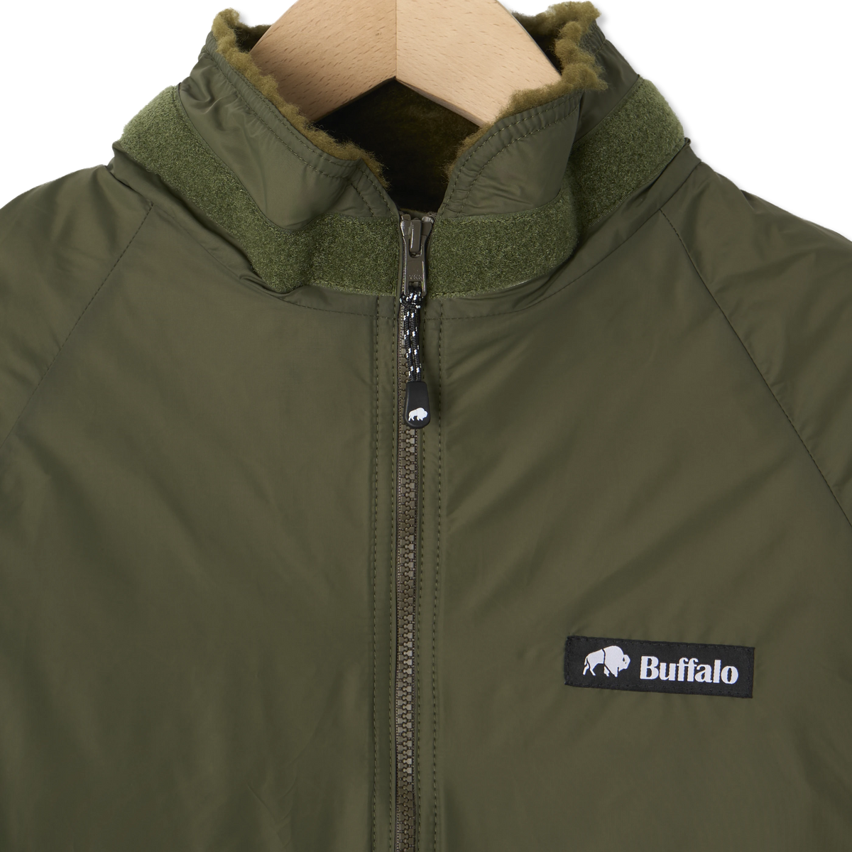 Buffalo Systems Belay Jacket Olive - Detail 2