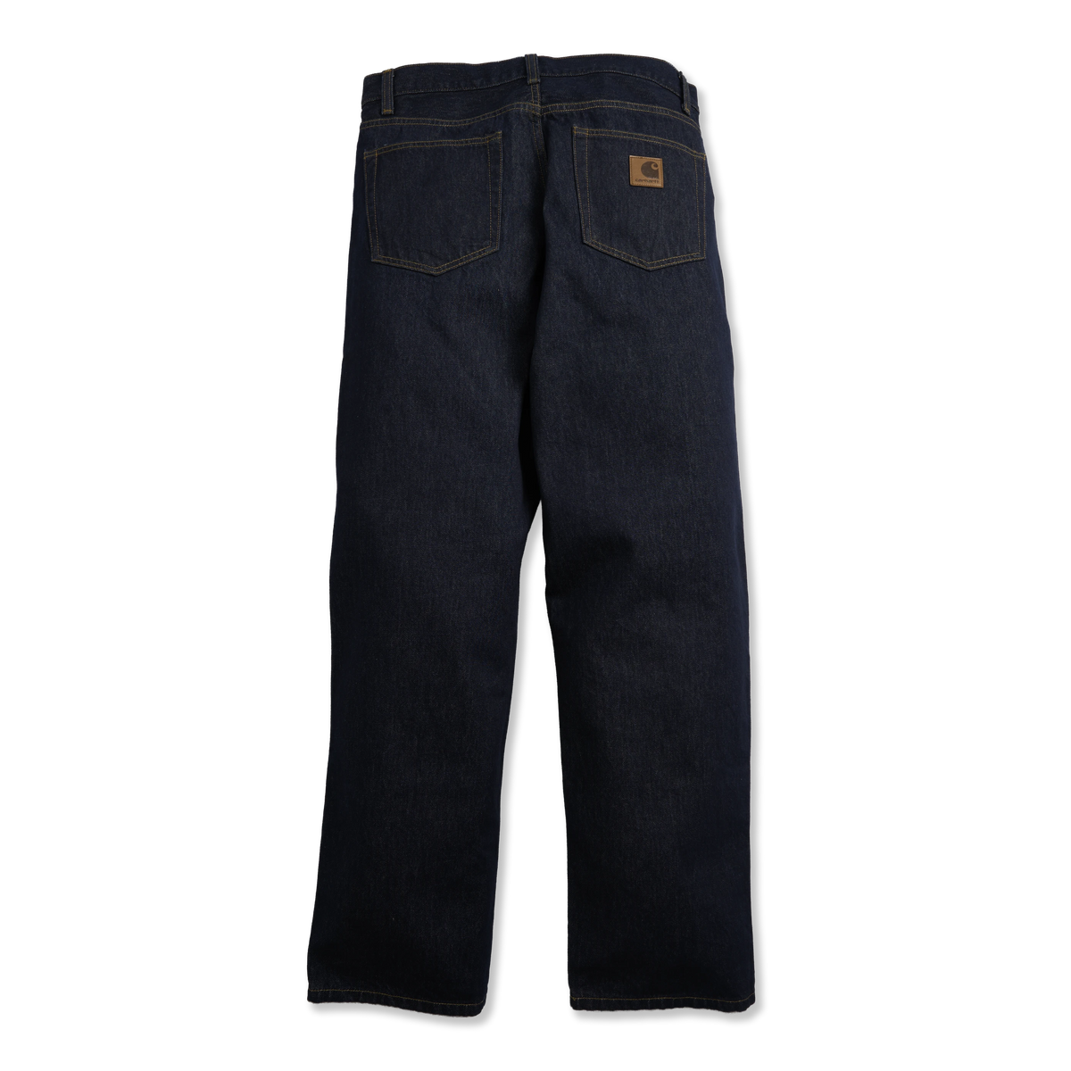 Carhartt WIP Aaron Pant Blue Rinsed - Back