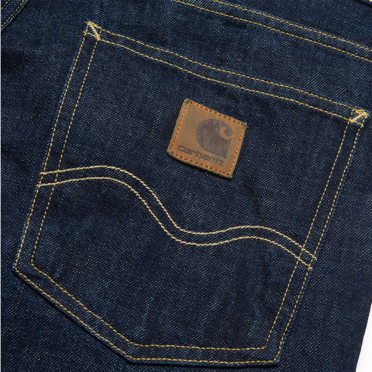 Carhartt WIP Marlow Pant Blue Rinsed - Detail 4