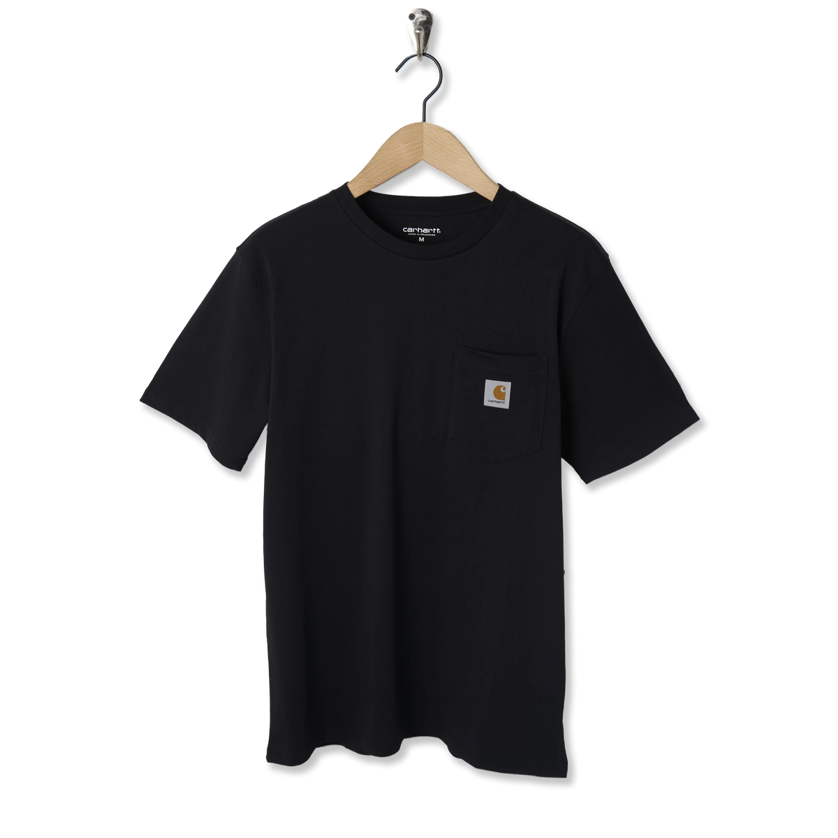 Carhartt WIP S/S Pocket T-Shirt Black - Front