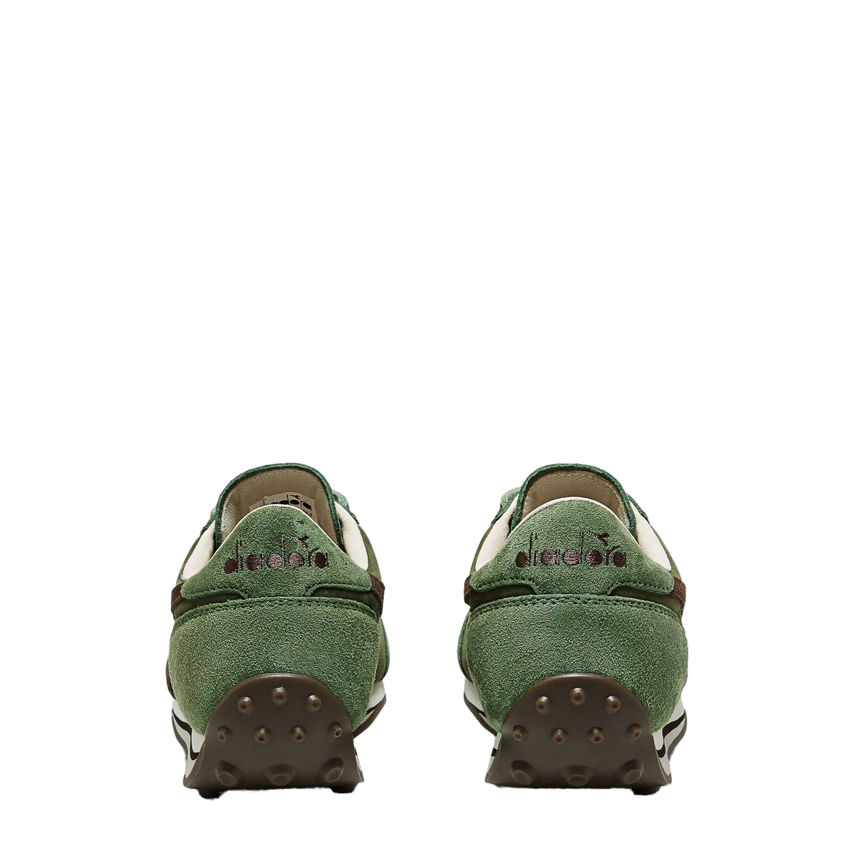 Diadora Rally Waxed Trainer Green Chive - View 4