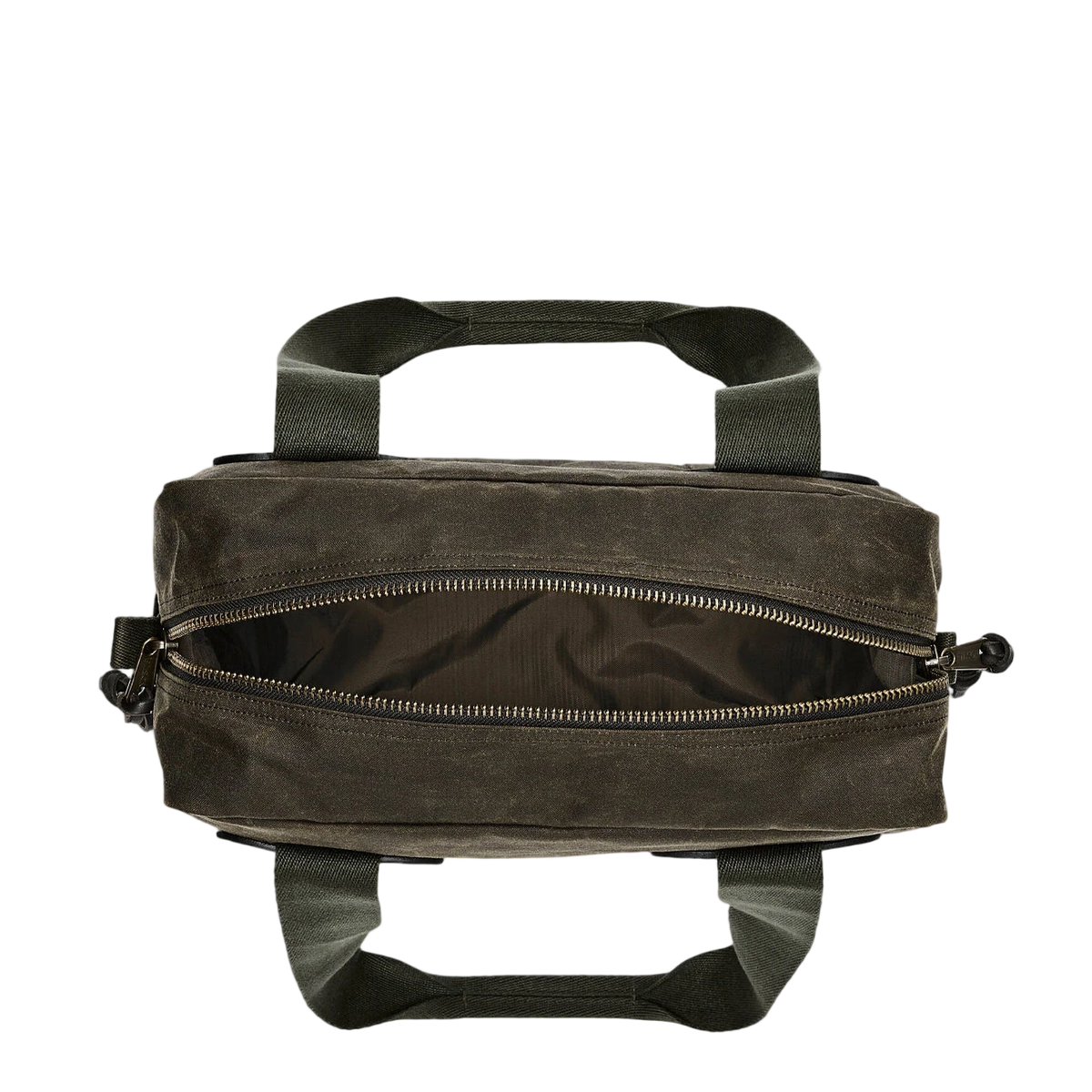 Filson Tin Cloth Tote Bag With Zipper Otter Green - View 10