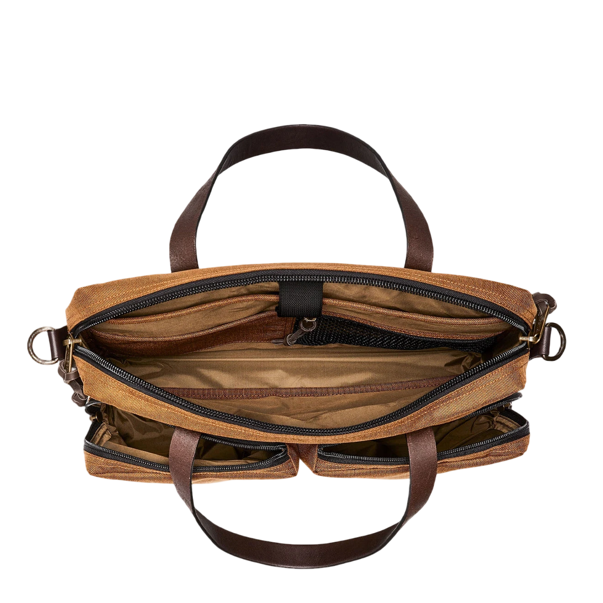 Filson Dryden Briefcase Whiskey - View 3