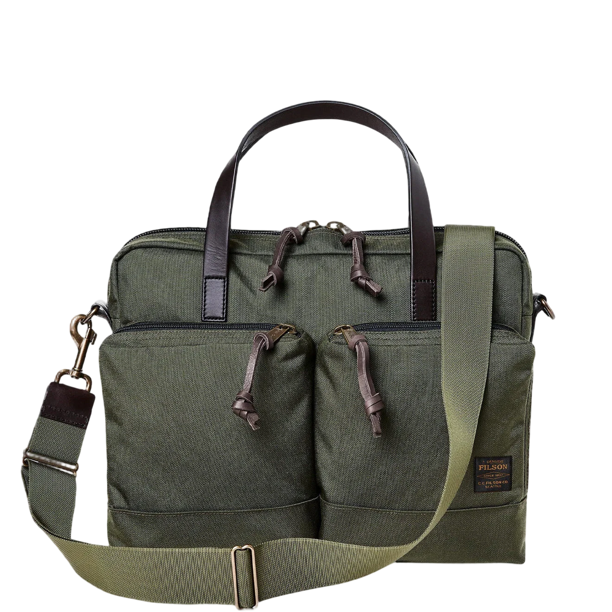Filson Dryden Briefcase Otter Green - View 1