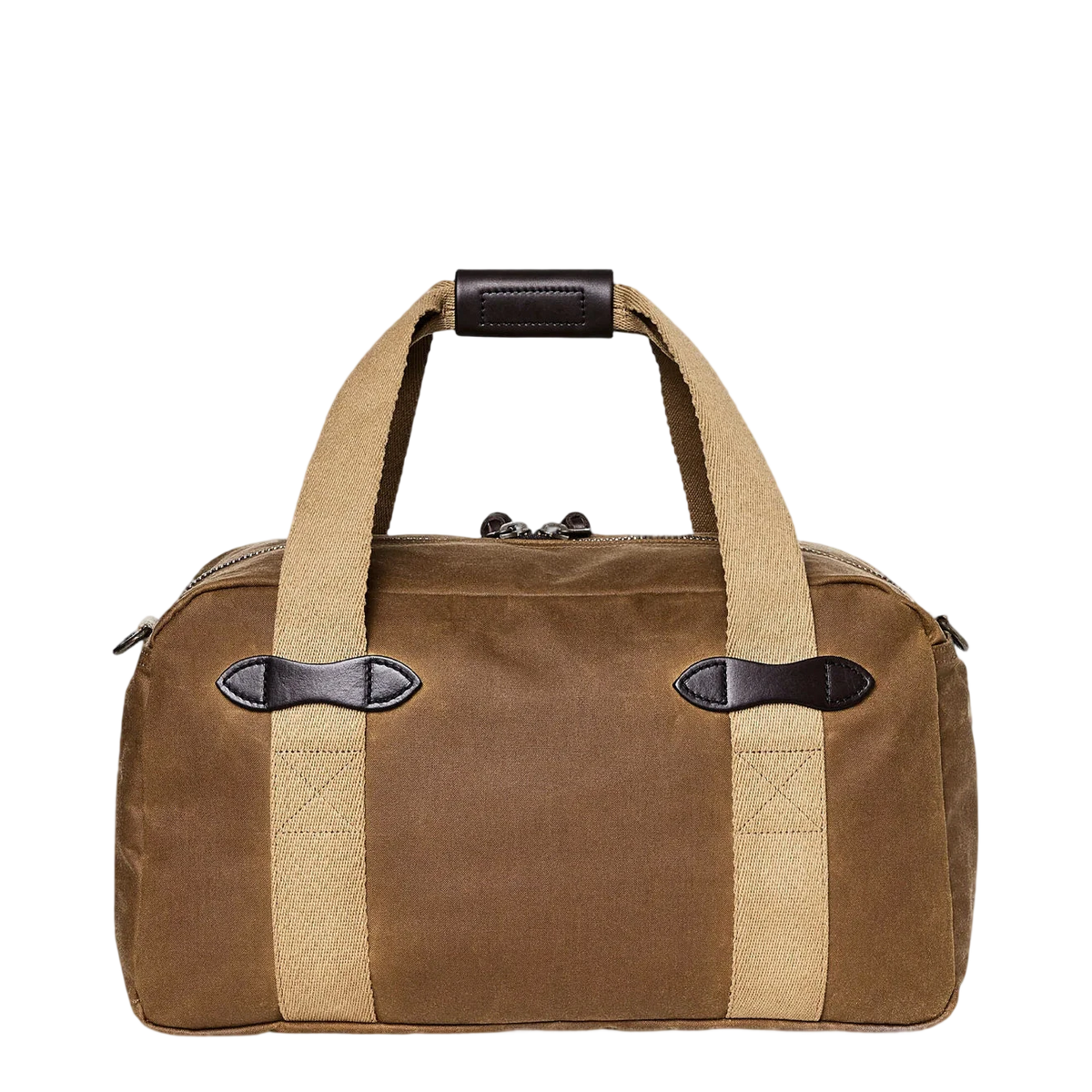 Filson Tin Cloth Small Duffle Bag Dark Tan - View 2