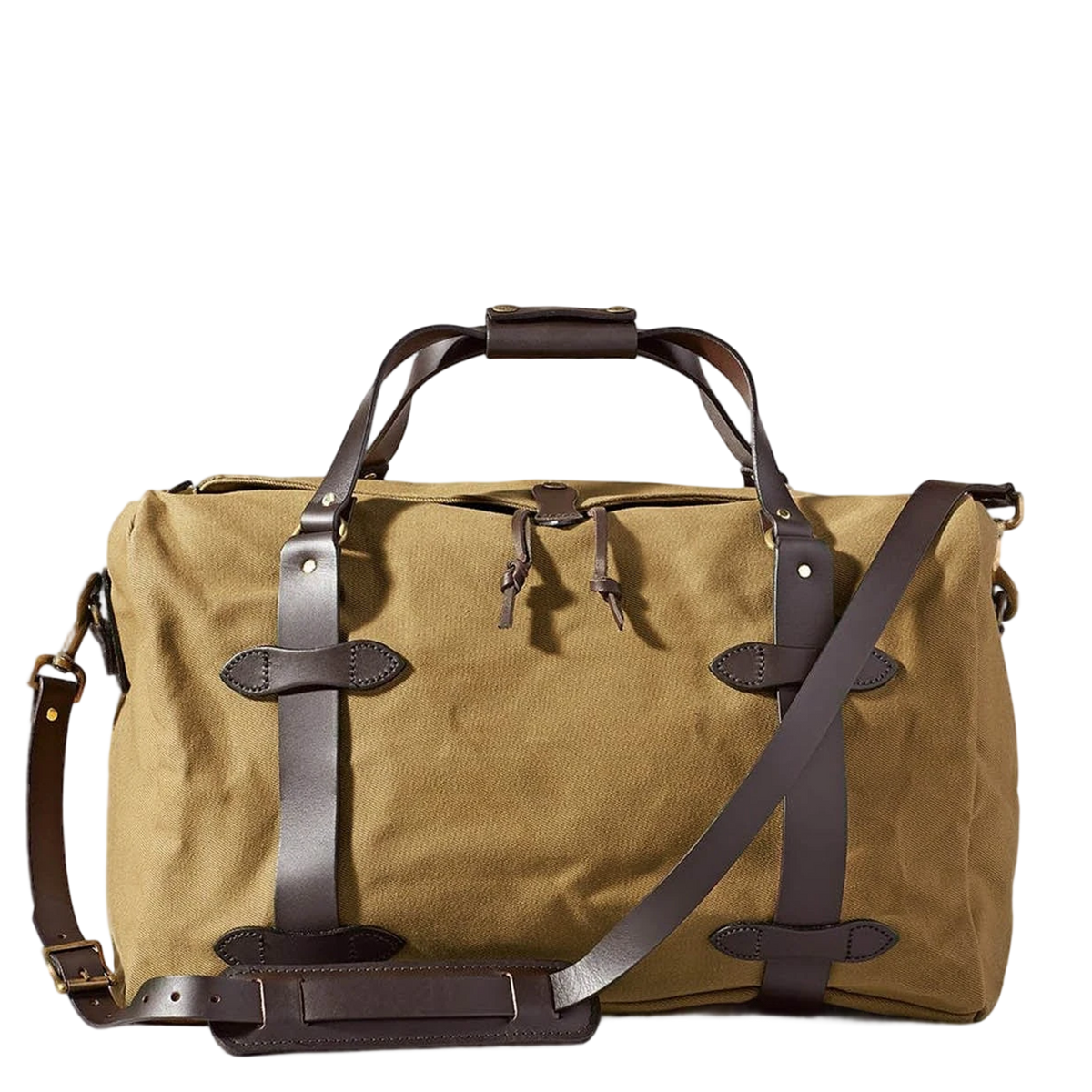 Filson Medium Rugged Twill Duffle Bag Tan