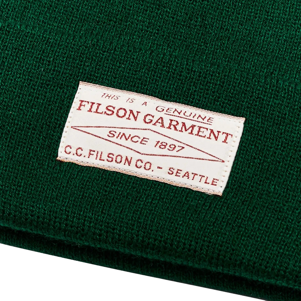 Filson Ballard Watch Cap Forest Green - View 2