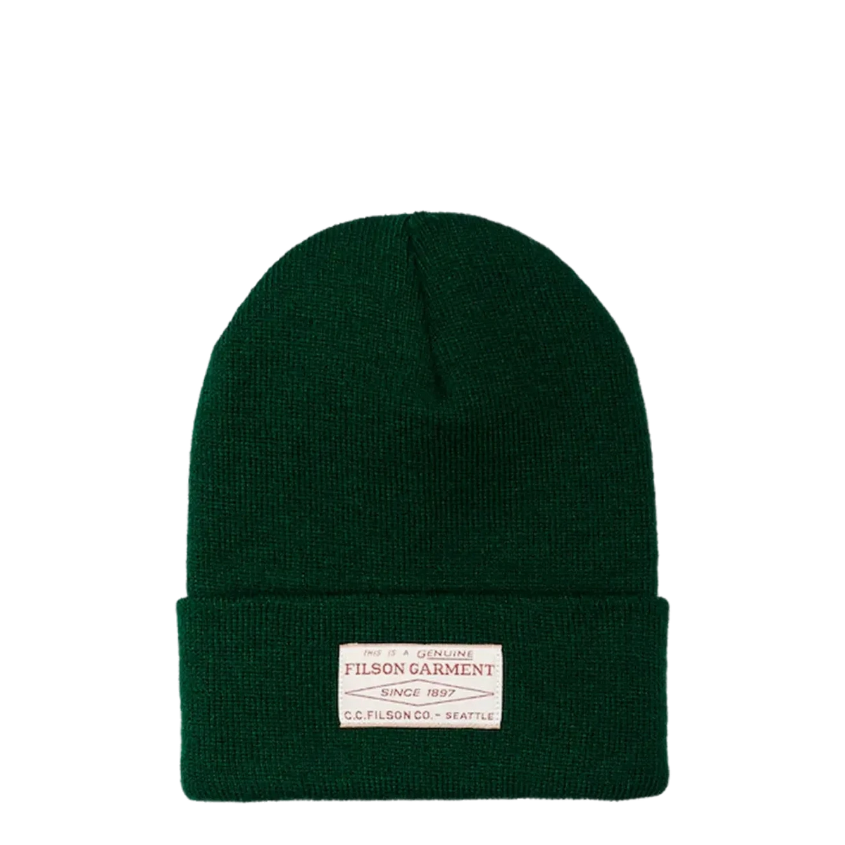 Filson Ballard Watch Cap Forest Green - View 1