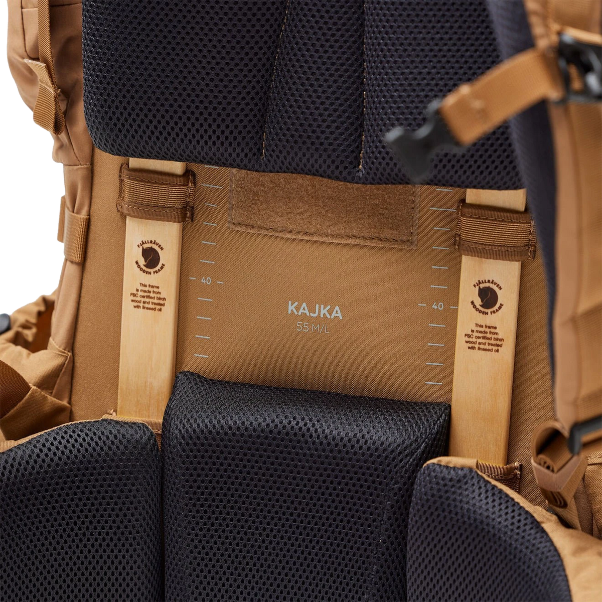 Fjallraven Kajka 55L M/L Backpack Khaki Dust - View 6