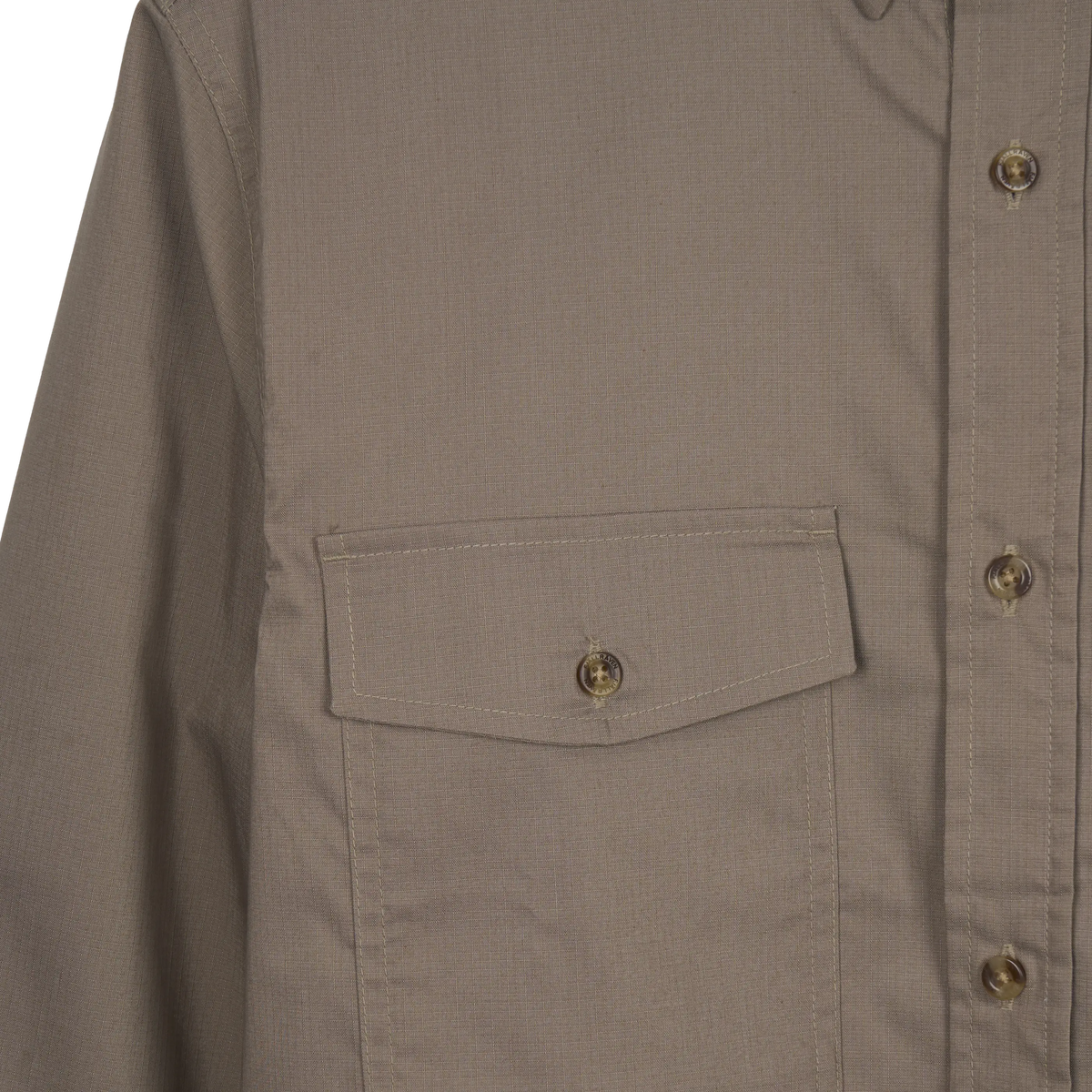 Fjallraven Ovik G-1000 L/S Shirt Suede Brown - Detail 3