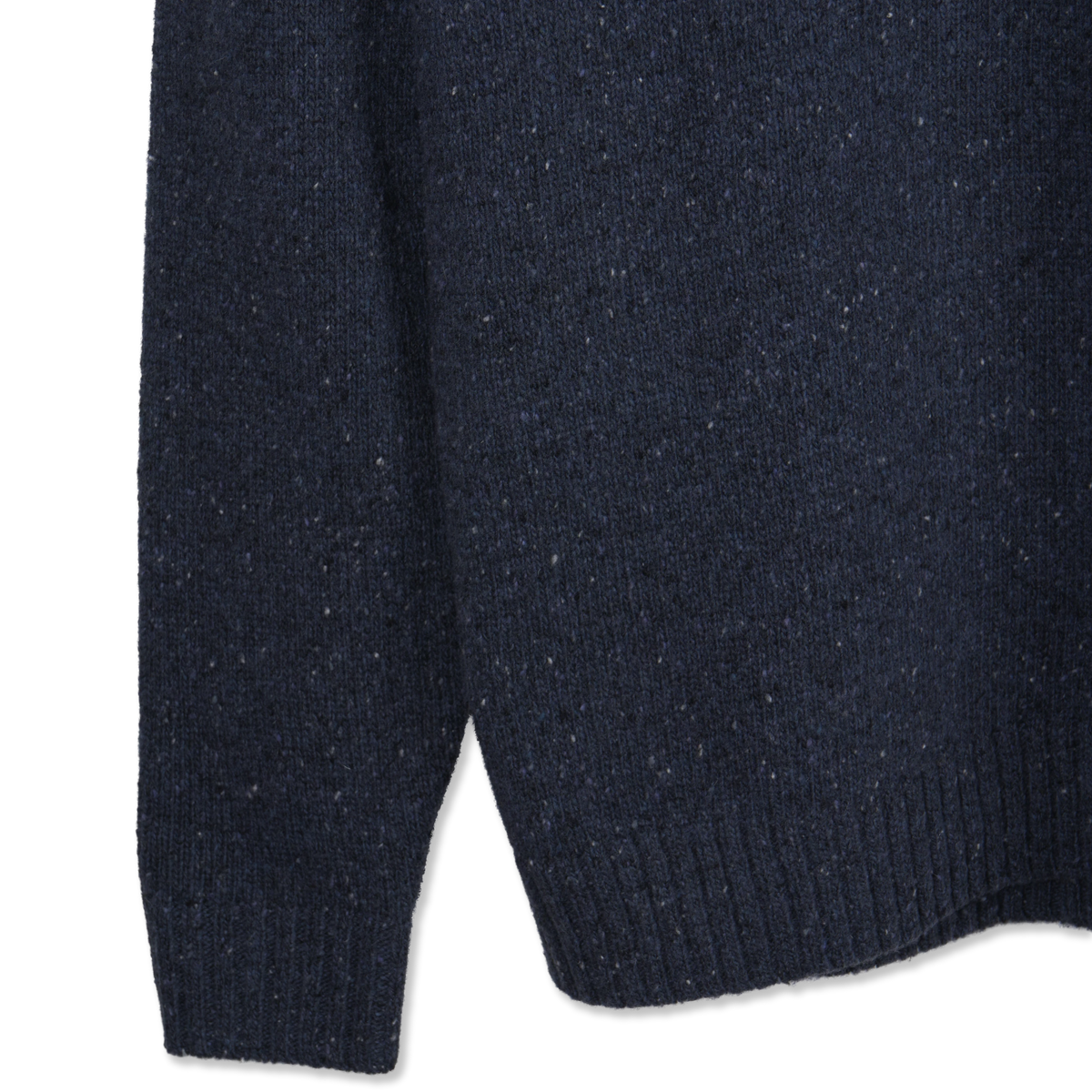 Fjallraven Ovik Neps Knit Sweater Dark Navy - Detail 3