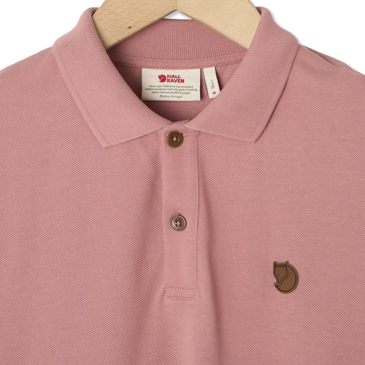 Fjallraven Ovik Polo Shirt Dusty Rose - Detail 3