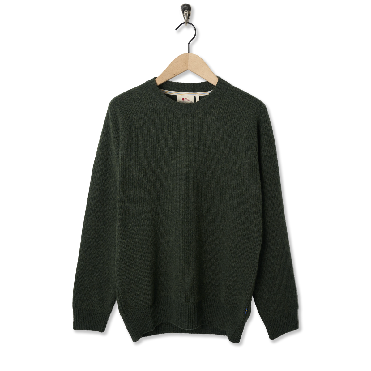 Fjallraven Ovik Rib Sweater Deep Forest - Front