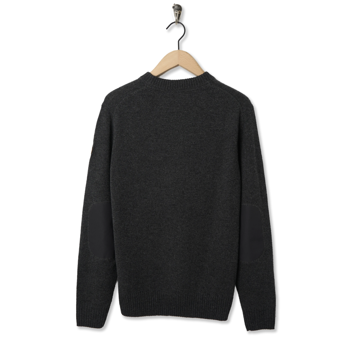 Fjallraven Ovik Round-neck Sweater Dark Grey - Back