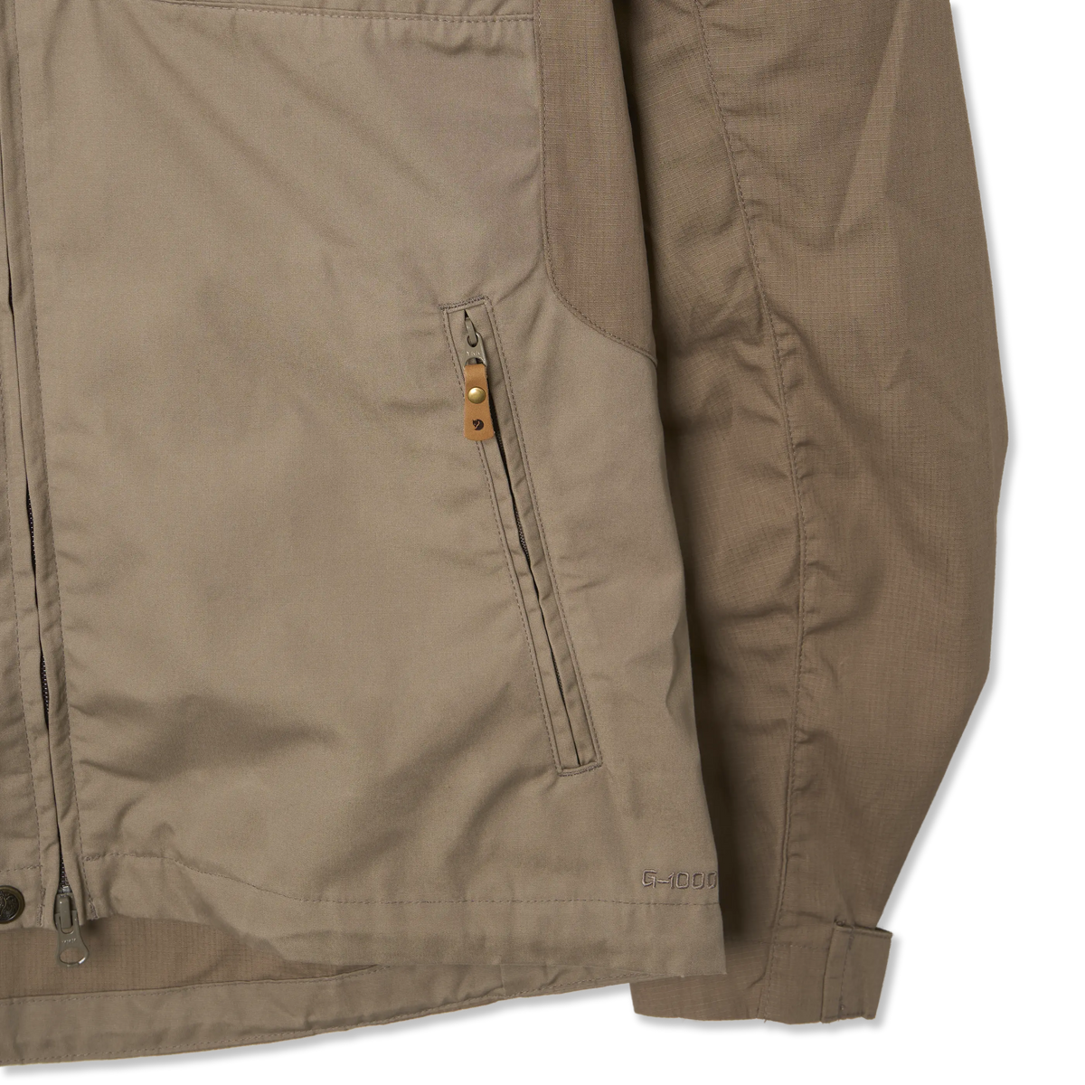 Fjallraven Sten Jacket Suede Brown - Detail 5