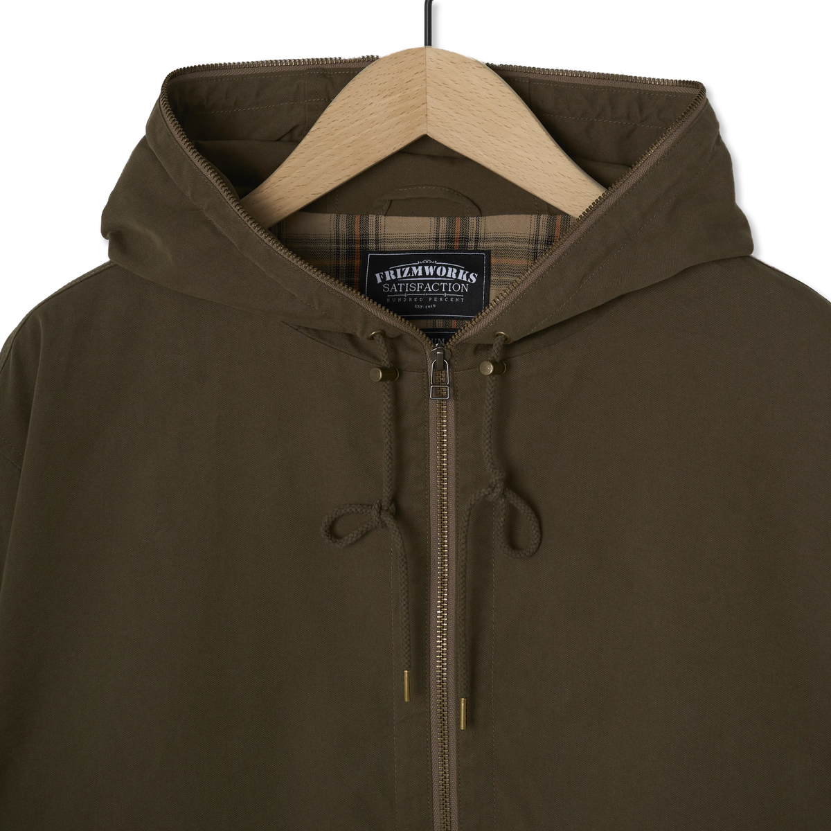 Frizmworks Sailing Hooded Parka Olive - Detail 2