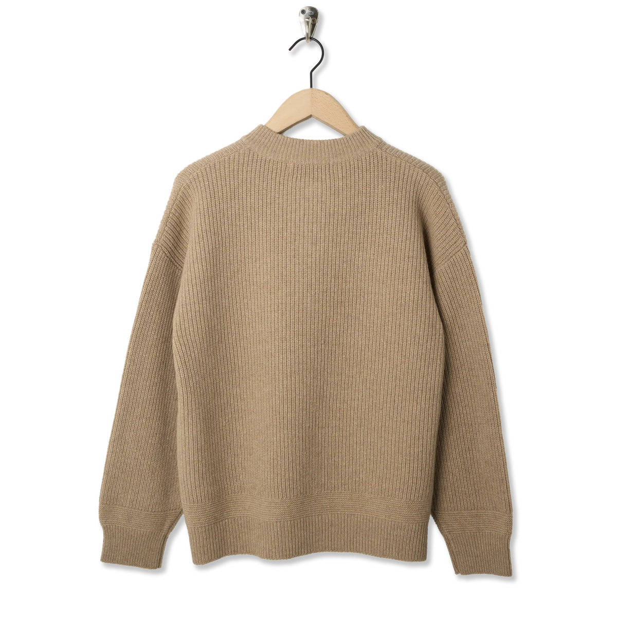 Frizmworks Wool Deck Zipup Cardigan Oatmeal - Back