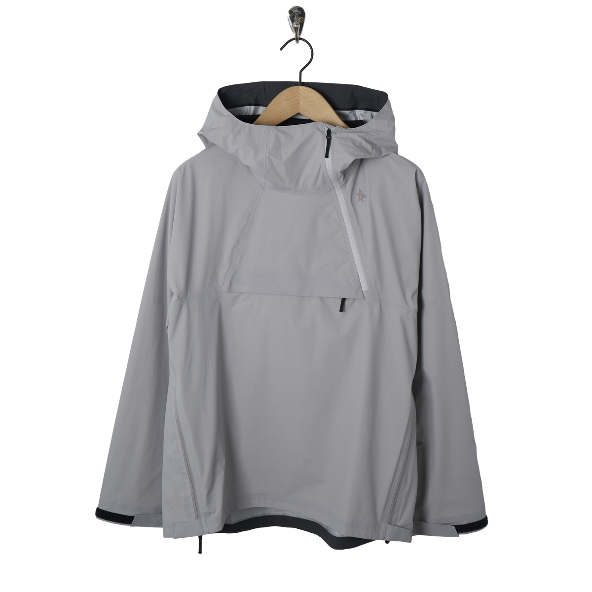 Goldwin PERTEX SHIELD AIR Mountaineering Pullover Snow Gray