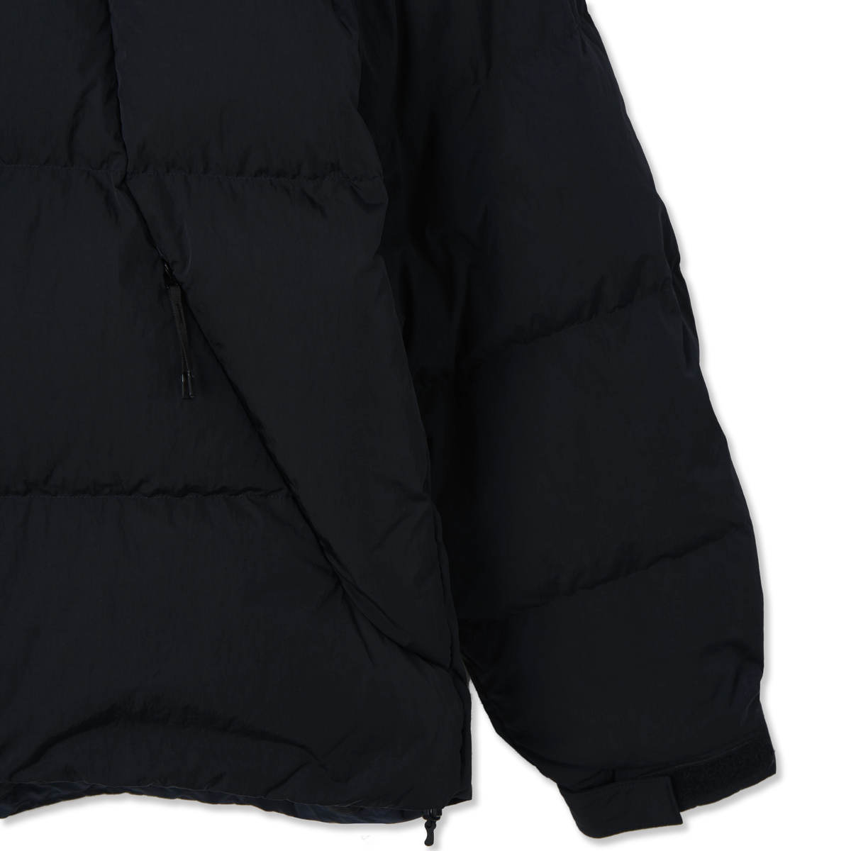 Goldwin Dope Dyed Ripple Nylon Down Jacket Dark Navy - Detail 3