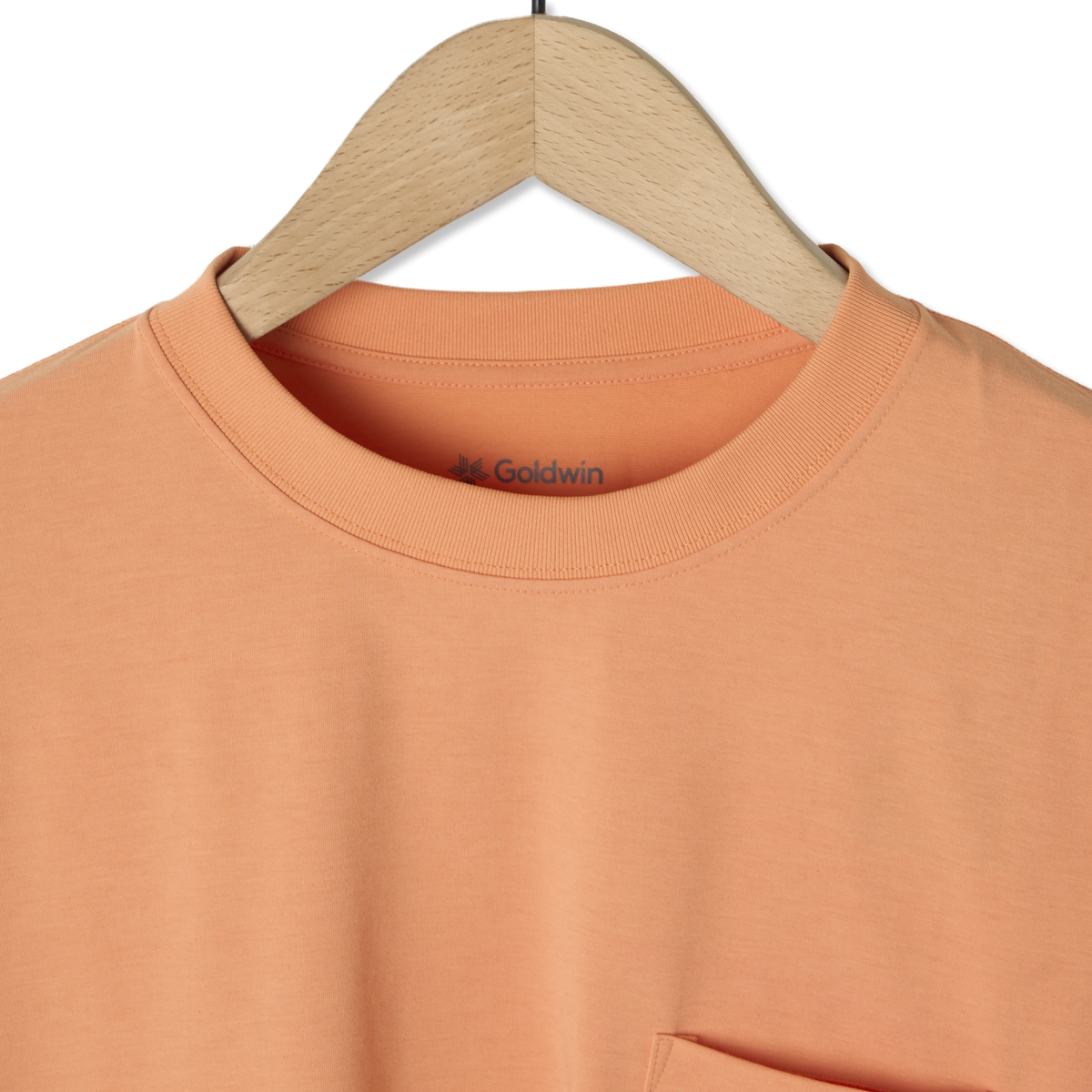 Goldwin Oversized Pocket T-shirt Lily Orange - Detail 2