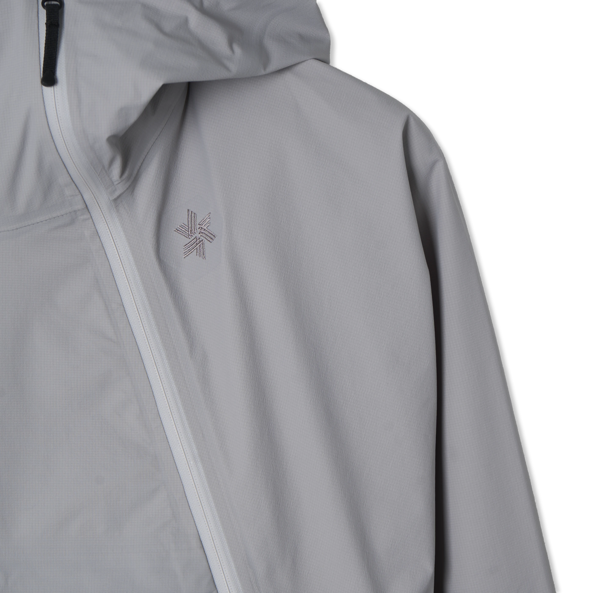 Goldwin PERTEX SHIELD AIR Mountaineering Pullover Snow Gray - Detail 3