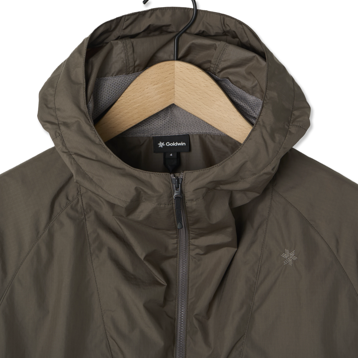 Goldwin Rip-stop Hooded Jacket Sand Land - Detail 3