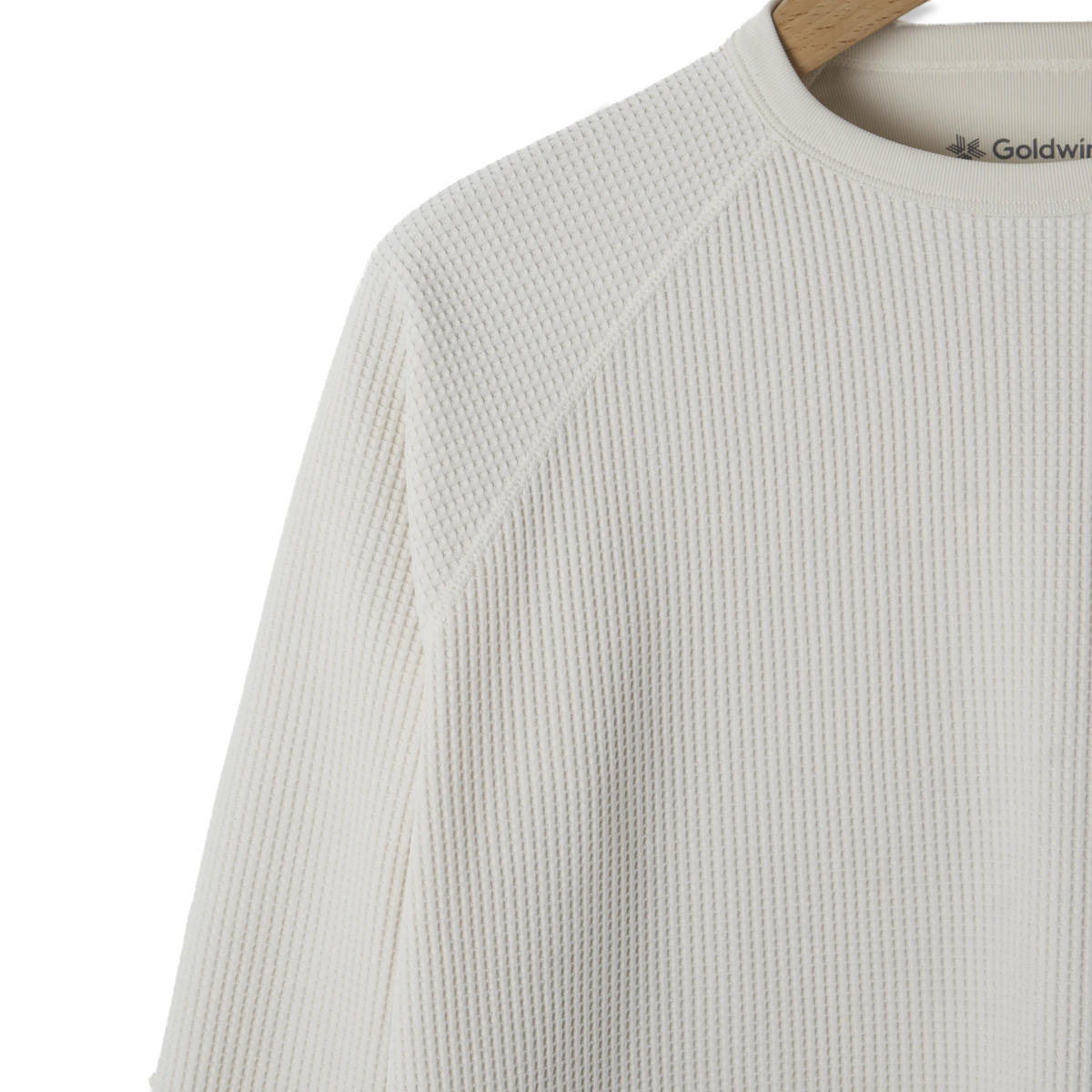 Goldwin WF Light L/S T-shirt Ivory - Detail 3