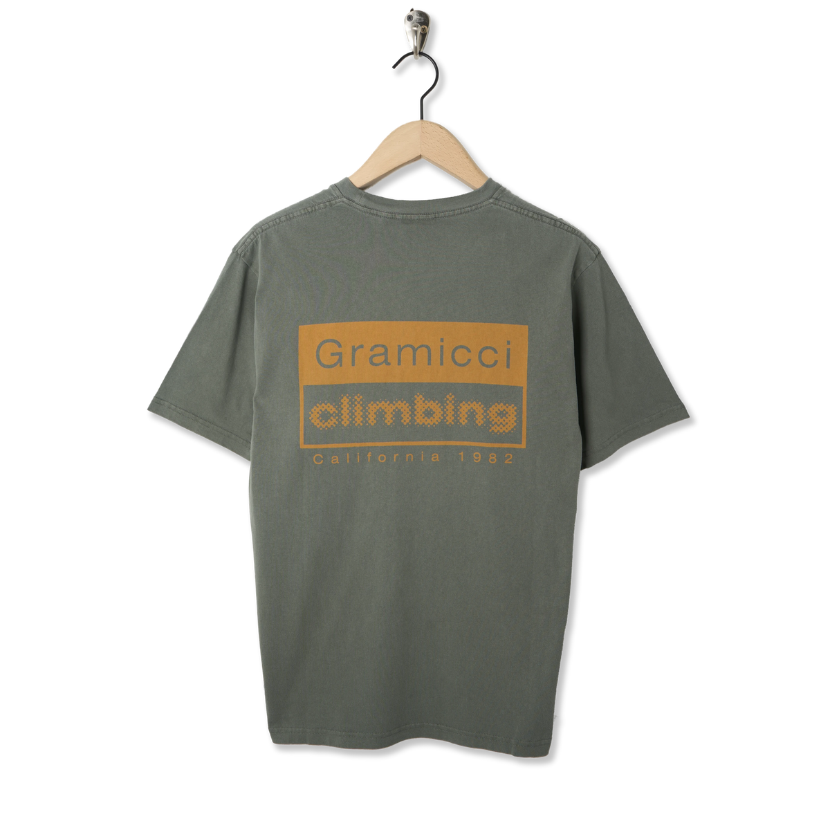 Gramicci G Climbing Tee Pigment Dyed Sage Pigment - Back