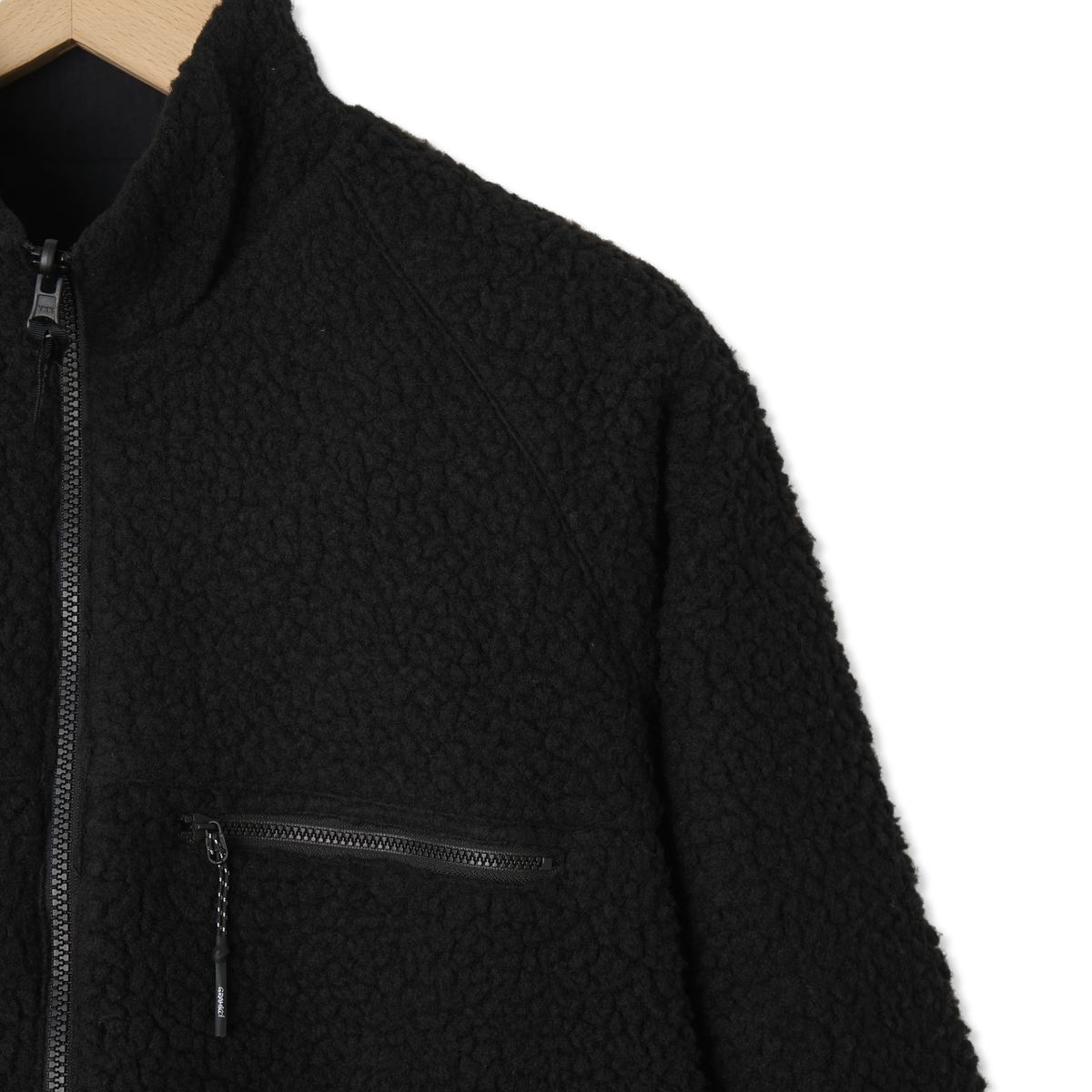 Gramicci Reversible Sherpa Jacket Charcoal Black - Detail 2