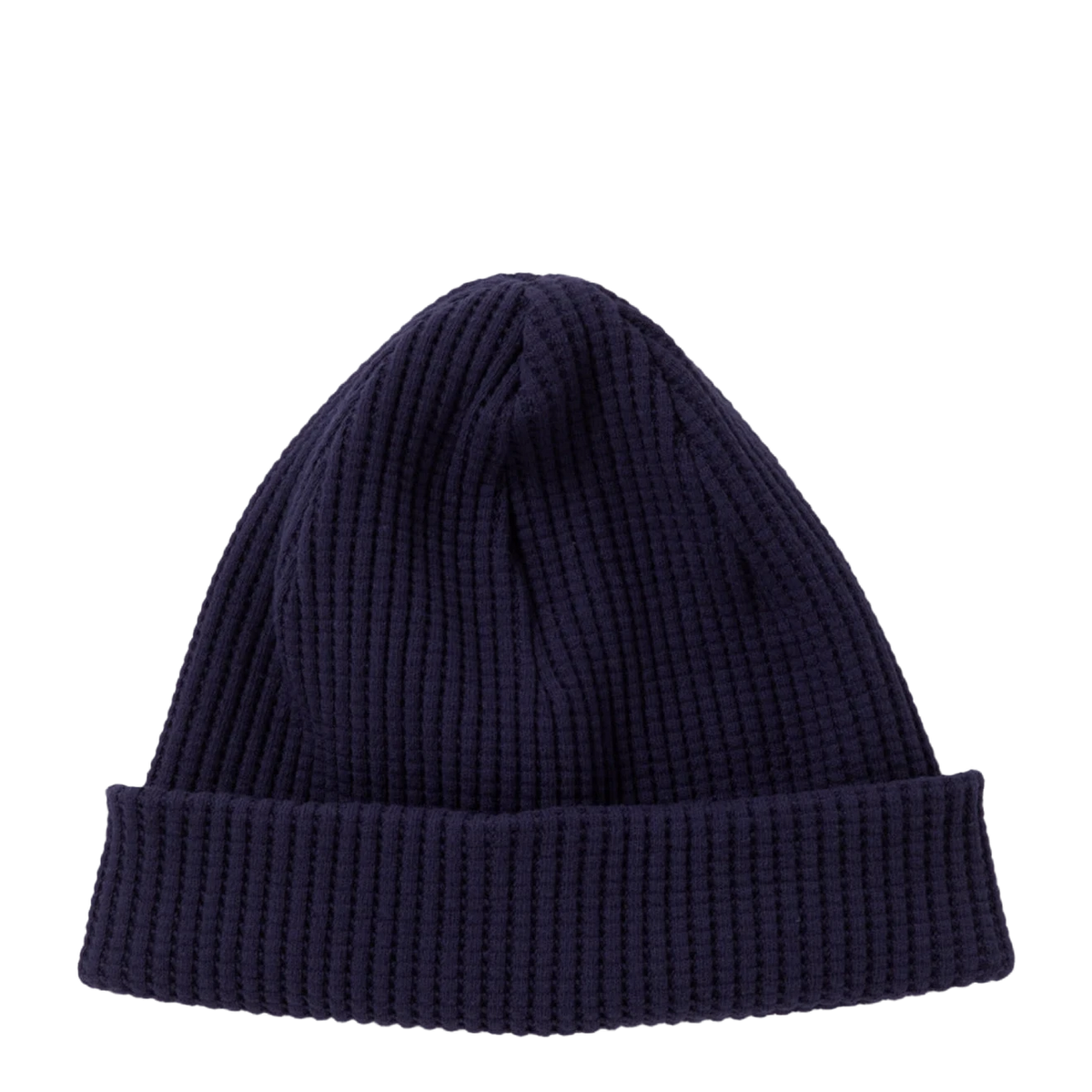 Jackman Waffle Knit Cap Dark Navy - View