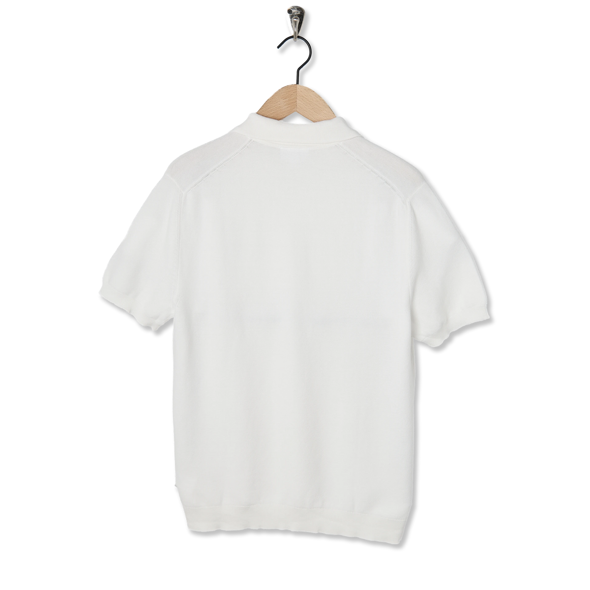 Lacoste Classic Fit Knitted S/S Polo Shirt Flour - Back
