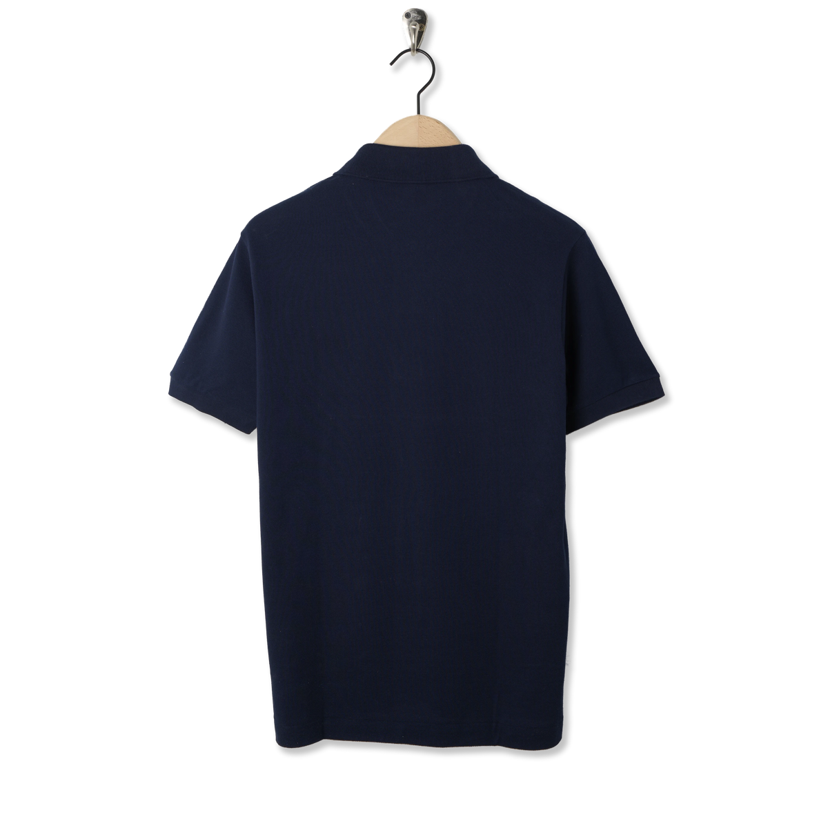 Lacoste Original L.12.12 Petit Pique Cotton Polo Shirt Midnight Blue - Back
